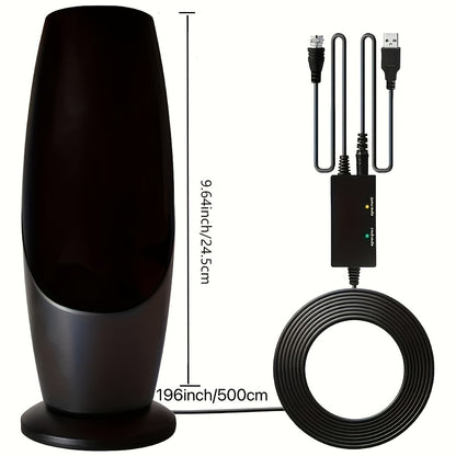4K 1080P - 350+ MILE RANGE DIGITAL SMART TV ANTENNA W/SIGNAL BOOSTER