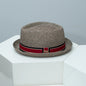 Vintage British Trilby Straw Hat Summer Fedora
