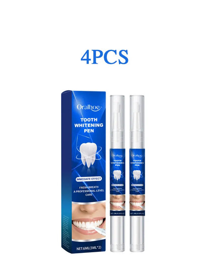 2pcs 3ml TEETH WHITENING PEN STAIN REMOVER ENAMEL REPAIR