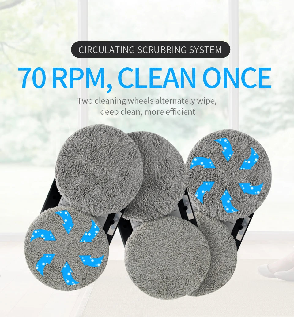 Ultra-Thin Robot Control Vacuum Window Cleaner window