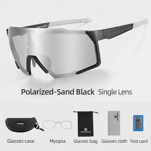 POLARIZED MULTICOLOR UNISEX CYCLING SUNGLASSES