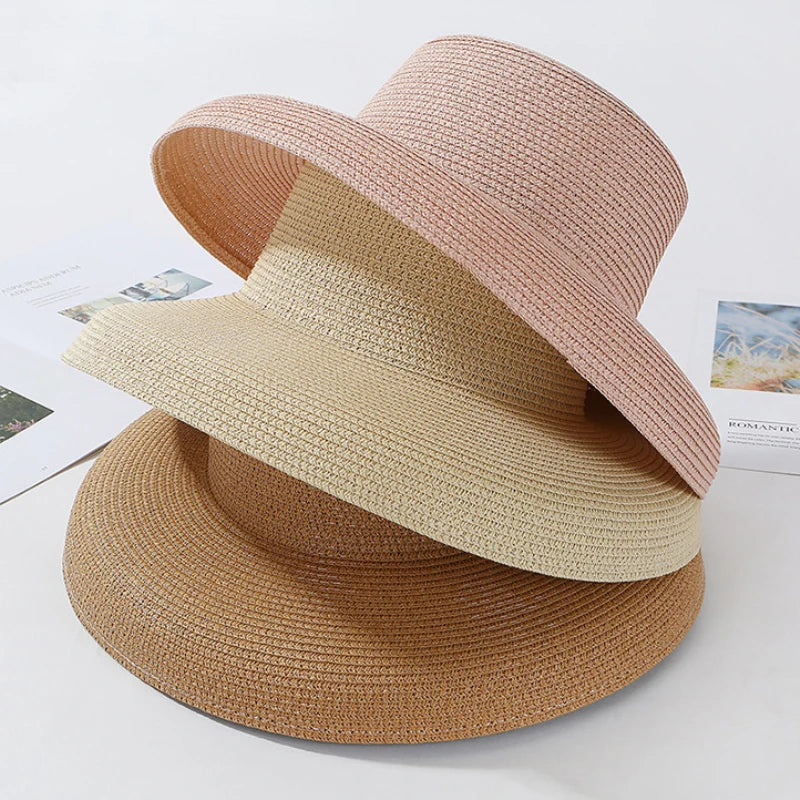 Ladies' Summer Straw Hats, Wide Brim Hat