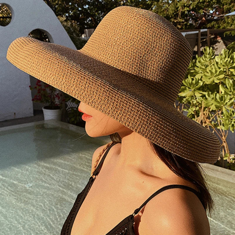 Ladies' Summer Straw Hats, Wide Brim Hat