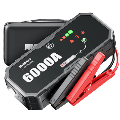 12V, 6000A - PORTABLE JUMP STARTER POWER BANK CHARGING DEVICE