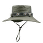 Summer Men Bucket Hat Outdoor UV Protection Wide Brim Panama Safari Hunting Hiking Hat Mesh Fisherman Hat Beach Cap 2035