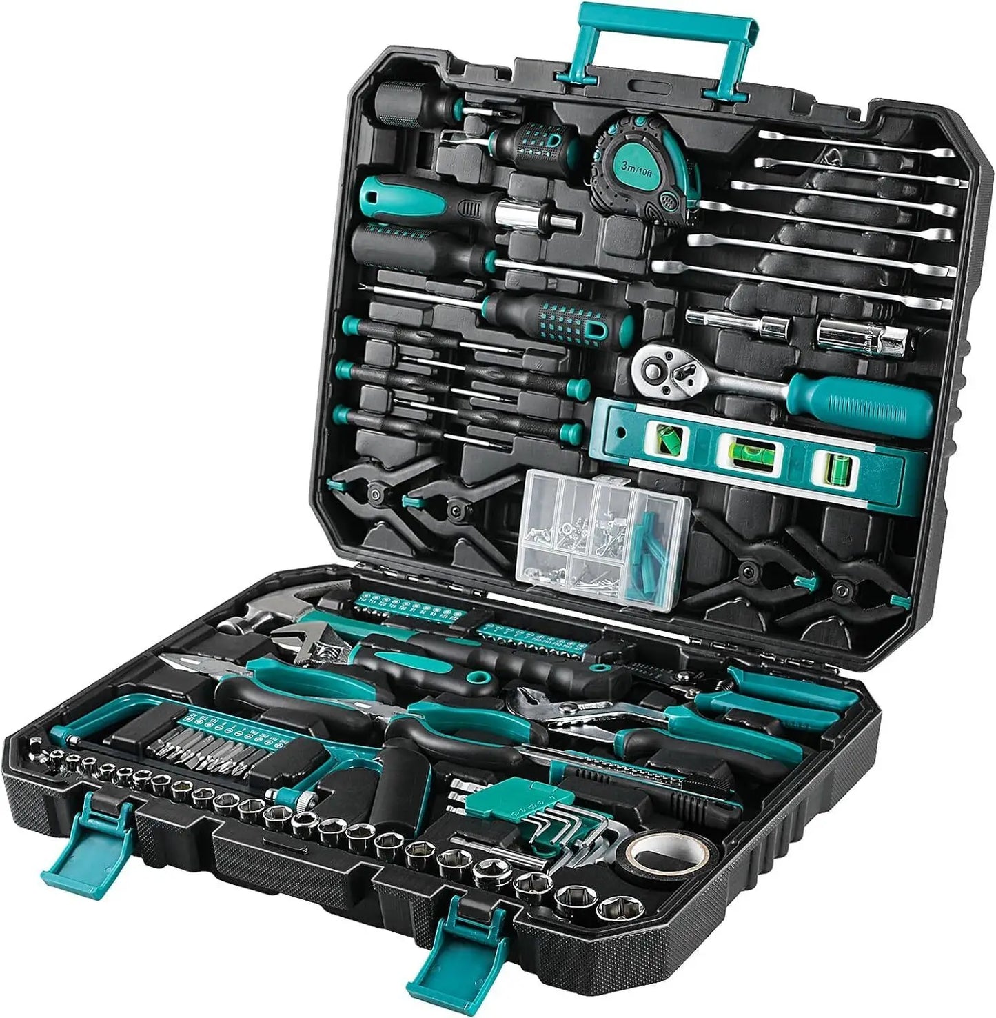 198-Piece - Hand Tool Set, Ratchet, Socket, Tool Set