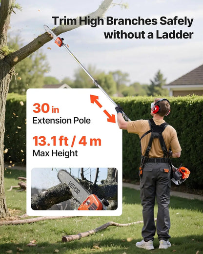 2-Cycle, 7-in-One - Gas Power Hedge/Weed Eater/Extension Pole Trimmer