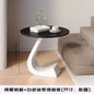 LUXURY SINTERED STONE ROUND SIDE ACCENT TABLE