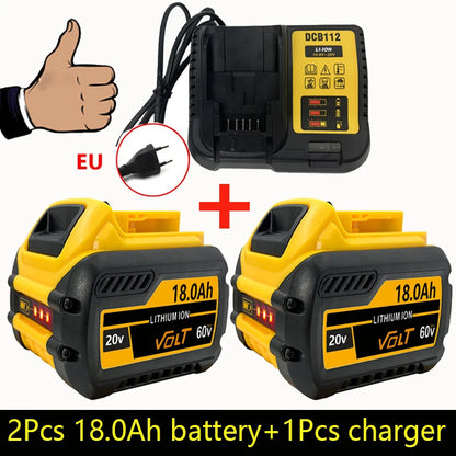20V/60V, 18.0Ah LITHIUM-ION REPLACEMENT RECHARGEABLE BATTERIES