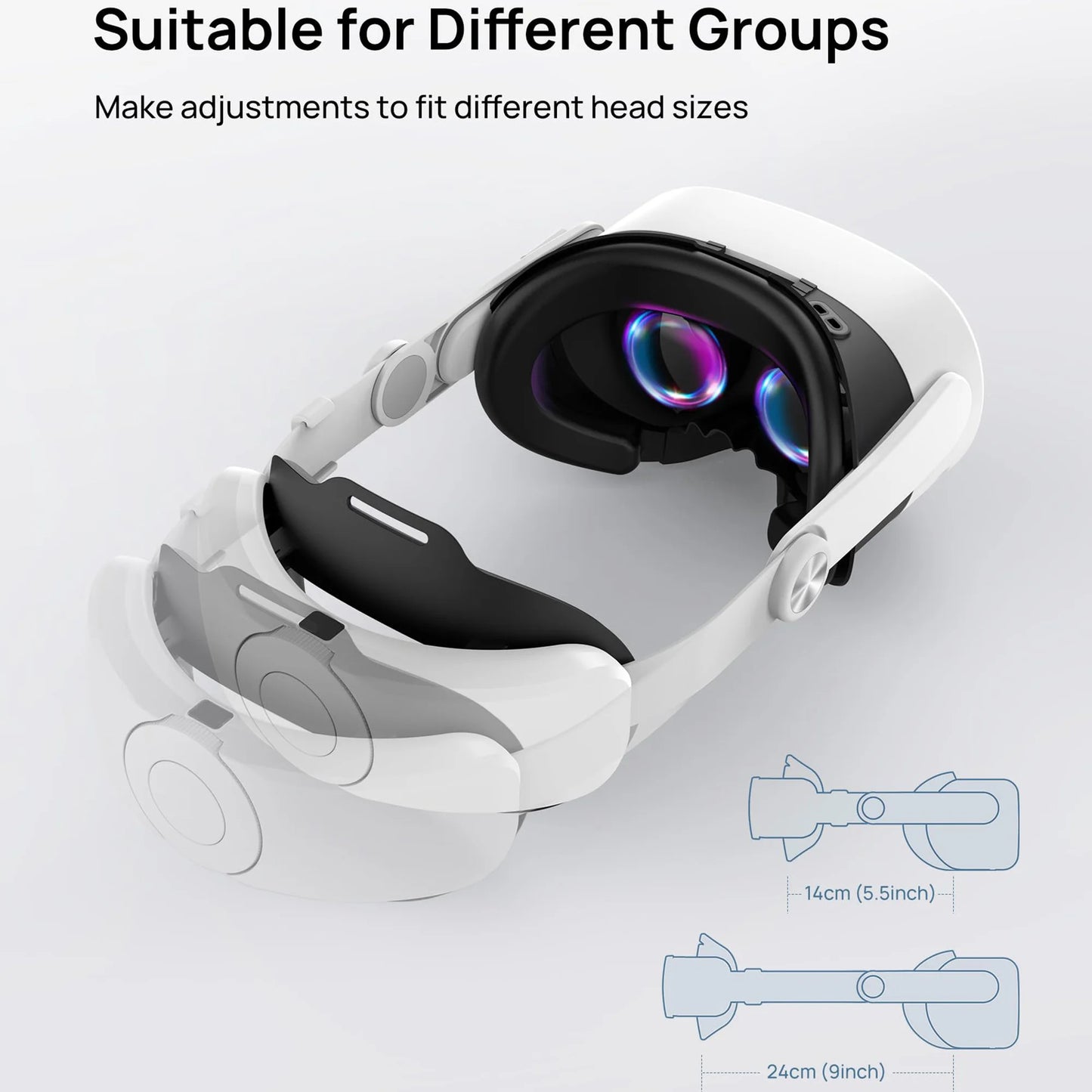 10000MAH - HEAD STRAP COMPATIBLE W/META QUEST 3S VR ACCESSORIES
