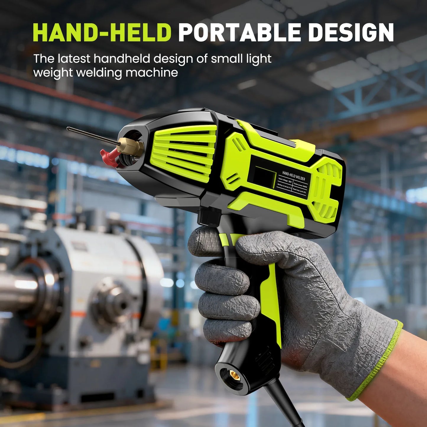 20-AMPS - 200-AMPS - HANDHELD PORTABLE IGBT INVERTER ARC WELDING MACHINE