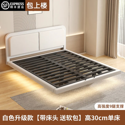Modern Luxury Floating Frame Bed Design Furniture