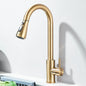 SINGLE-HANDLE BRUSHED NICKEL KITCHEN SINK FAUCET