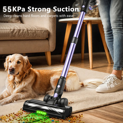 50Watts/55KPA - Cordless Handheld Vacuum Cleaner, 60-Minute Battery Capacity