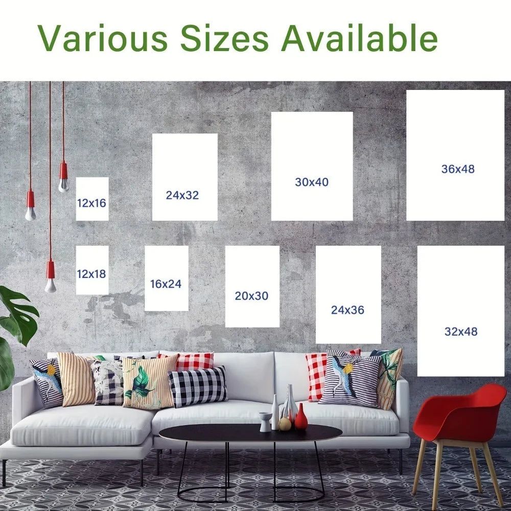 1.5in - FABRIC WALL ART W/THICK PINE WOOD FRAME