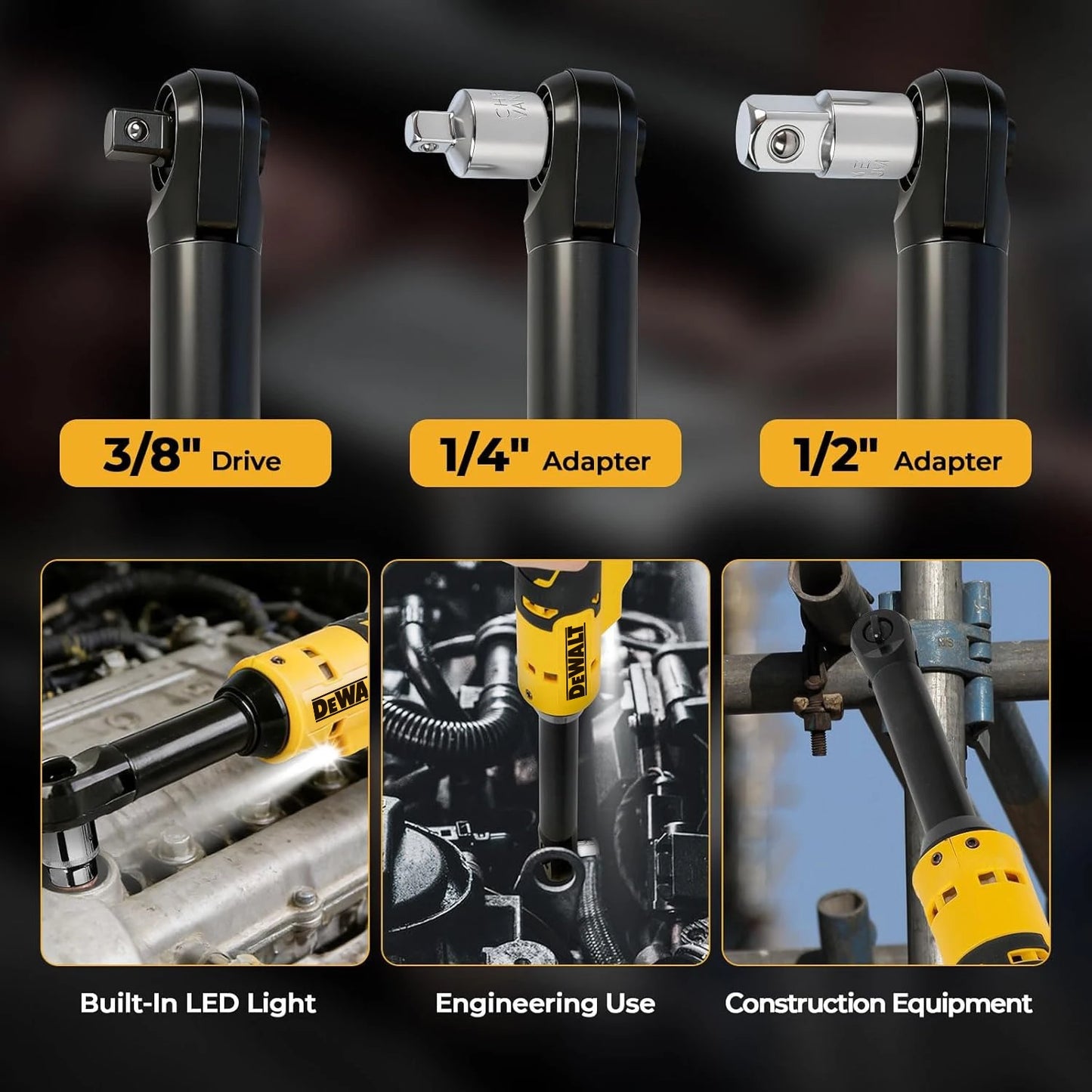 DEWALT DCF515 - Extendable Compact Variable Speed Brushless Ratchet Wrench