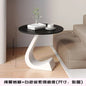 LUXURY SINTERED STONE ROUND SIDE ACCENT TABLE