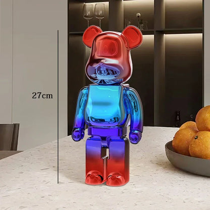 27cm - Graffiti Bear Resin Statue/Ornaments, Bear Decor