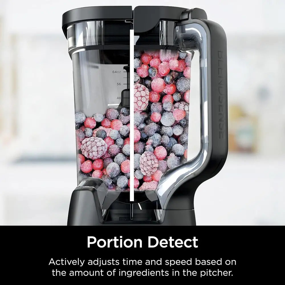 1800-Watt, 72 oz, 2 x 24-oz cups -Powerful Compact Design Blender W/Smart Technology