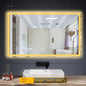 LED LIT - LUXURY WALL-MOUNTED TOUCH SCREEN BATHROOM MIRROR