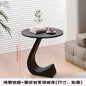 LUXURY SINTERED STONE ROUND SIDE ACCENT TABLE