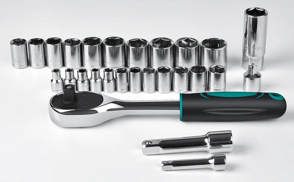 198-Piece - Hand Tool Set, Ratchet, Socket, Tool Set