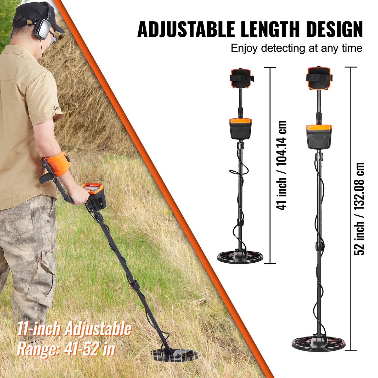 10 Inch - WATERPROOF SEARCH COIL METAL DETECTOR