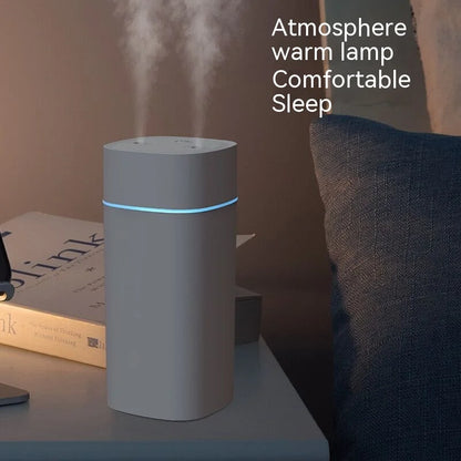 600ML - DOUBLE SPRAY AROMATHERAPY PORT USB AIR HUMIDIFIER