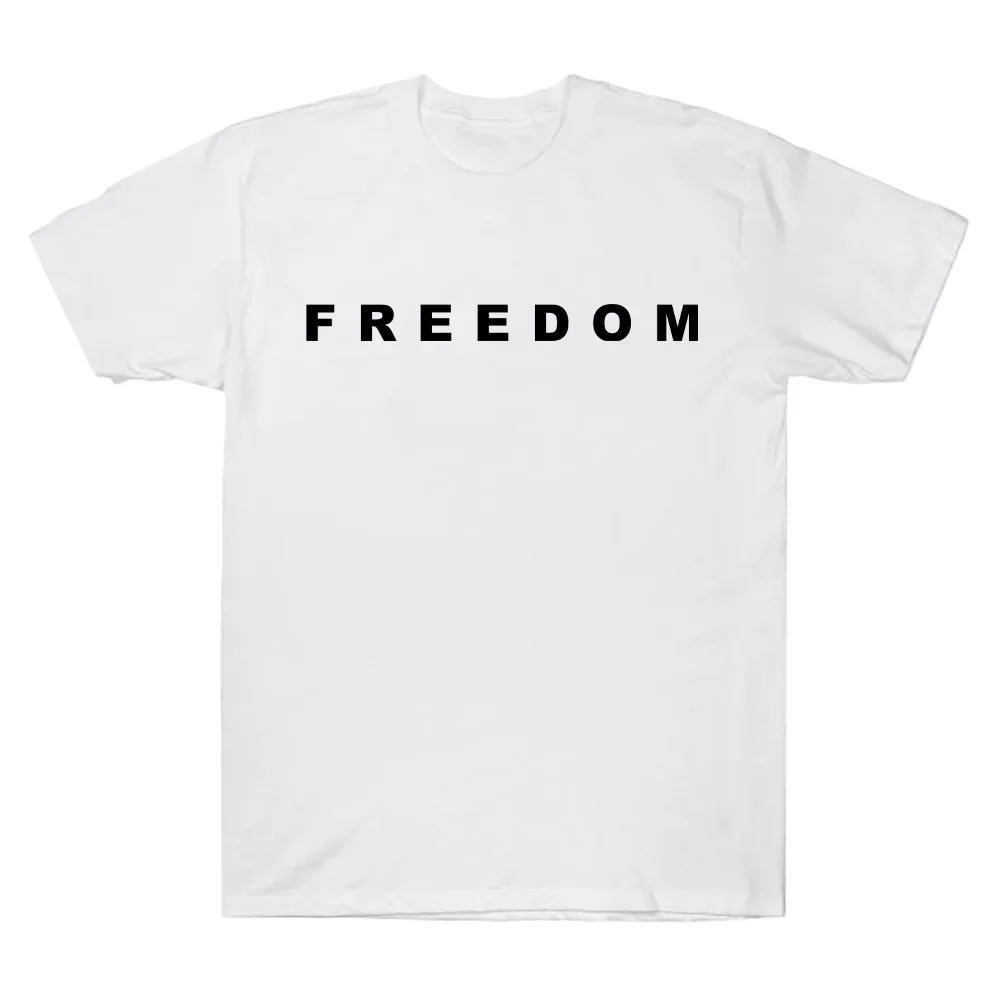 CHARLIE KIRK CASUAL SHORT SLEEVE FREEDOM T-SHIRTS