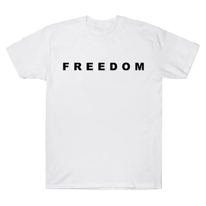 CHARLIE KIRK CASUAL SHORT SLEEVE FREEDOM T-SHIRTS