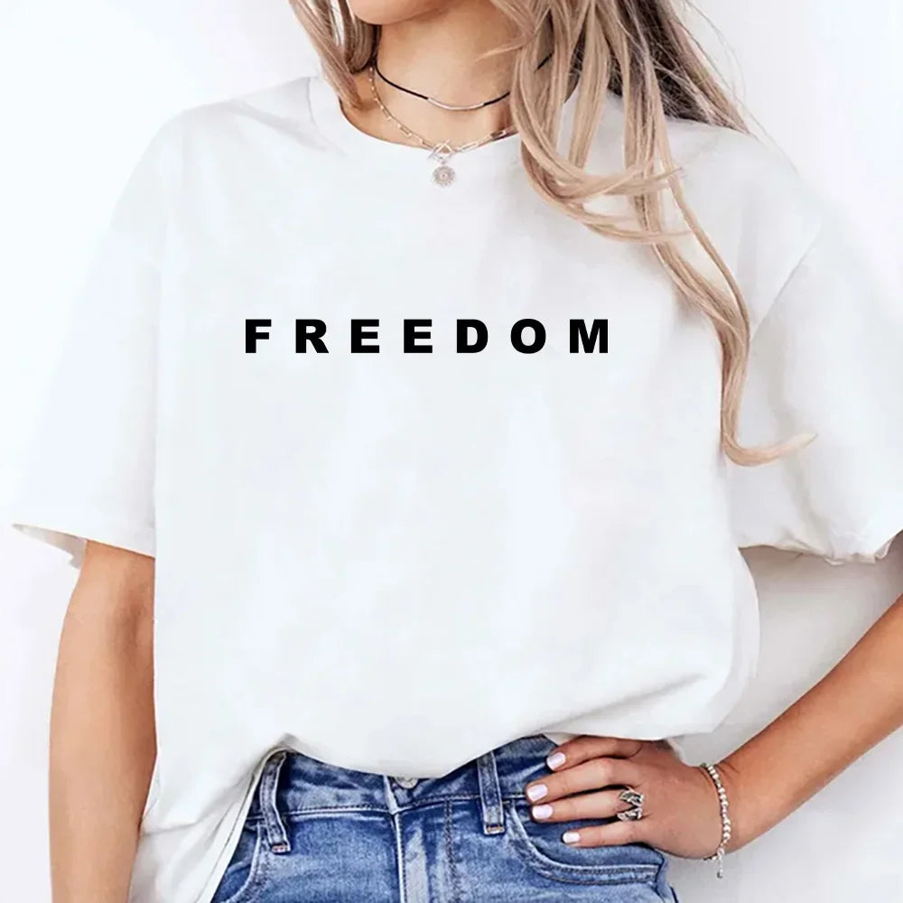 CHARLIE KIRK CASUAL SHORT SLEEVE FREEDOM T-SHIRTS