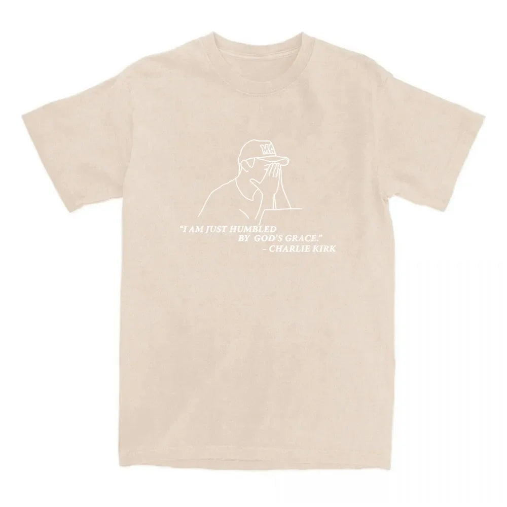 CHARLIE KIRK GOD'S GRACE UNISEX T-SHIRT