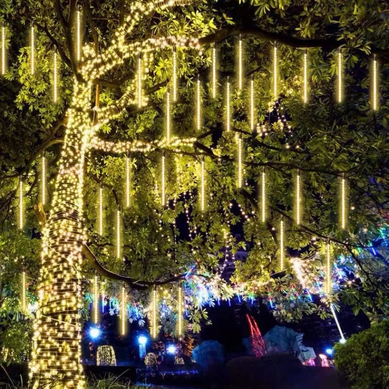 CHRISTMAS METEOR SHOWER, RAIN DROP FALLING DECORATION