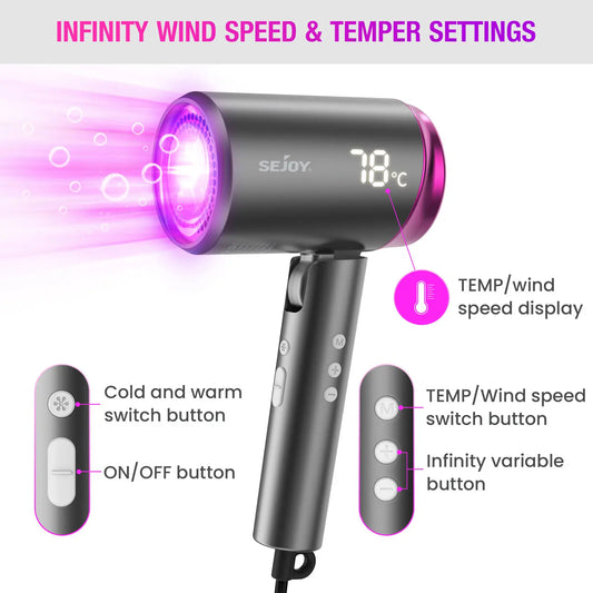 1800W - PROFESSIONAL IONIC BLOW HAIR DRYERS