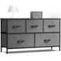 5-FABRIC DRAWERS DISPLAY WARDROBE W/STEEL FRAME STORAGE DRESSER