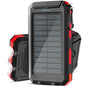 38800mAh LIGHTWEIGHT MOBILE SOLAR POWER BANK W/BUILT-IN CABLE