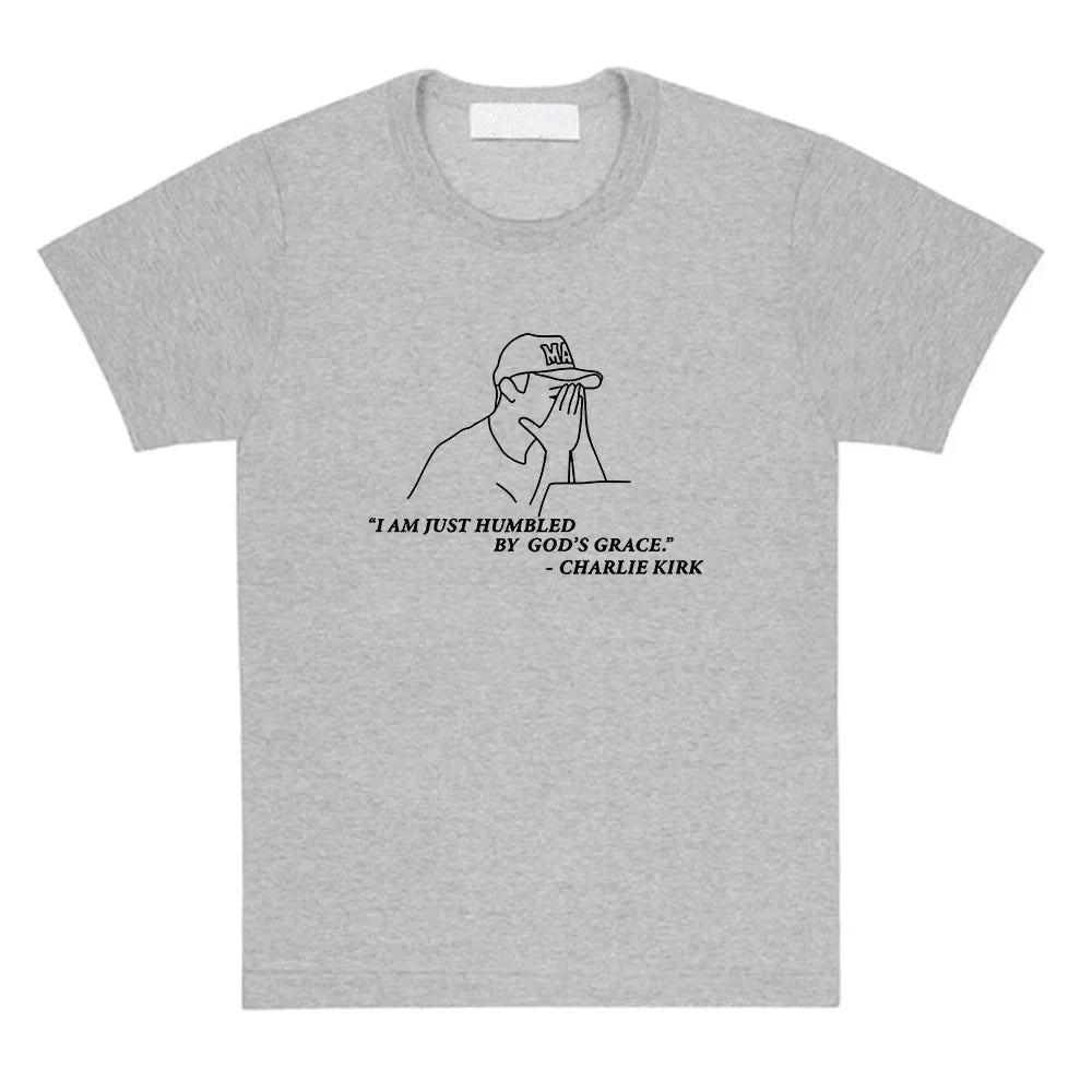 CHARLIE KIRK GOD'S GRACE UNISEX T-SHIRT