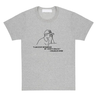 CHARLIE KIRK GOD'S GRACE UNISEX T-SHIRT