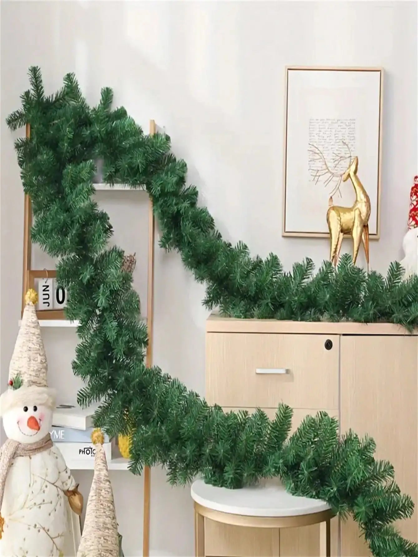 17ft -  CHRISTMAS ARTIFICIAL VINE FRONT DOOR DECORATION WREATHS