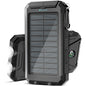 38800mAh LIGHTWEIGHT MOBILE SOLAR POWER BANK W/BUILT-IN CABLE