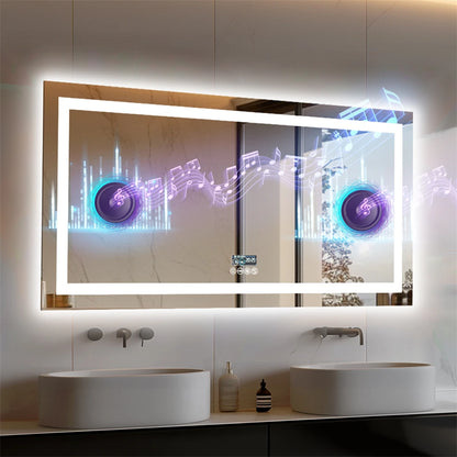 SMART LED XXL BATHROOM VANITY MIRROR W/BLUETOOTH