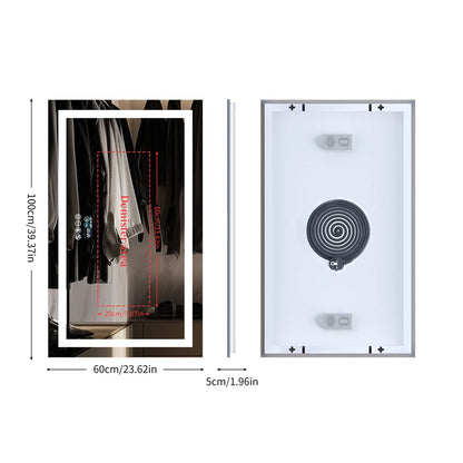 SMART LED XXL BATHROOM VANITY MIRROR W/BLUETOOTH