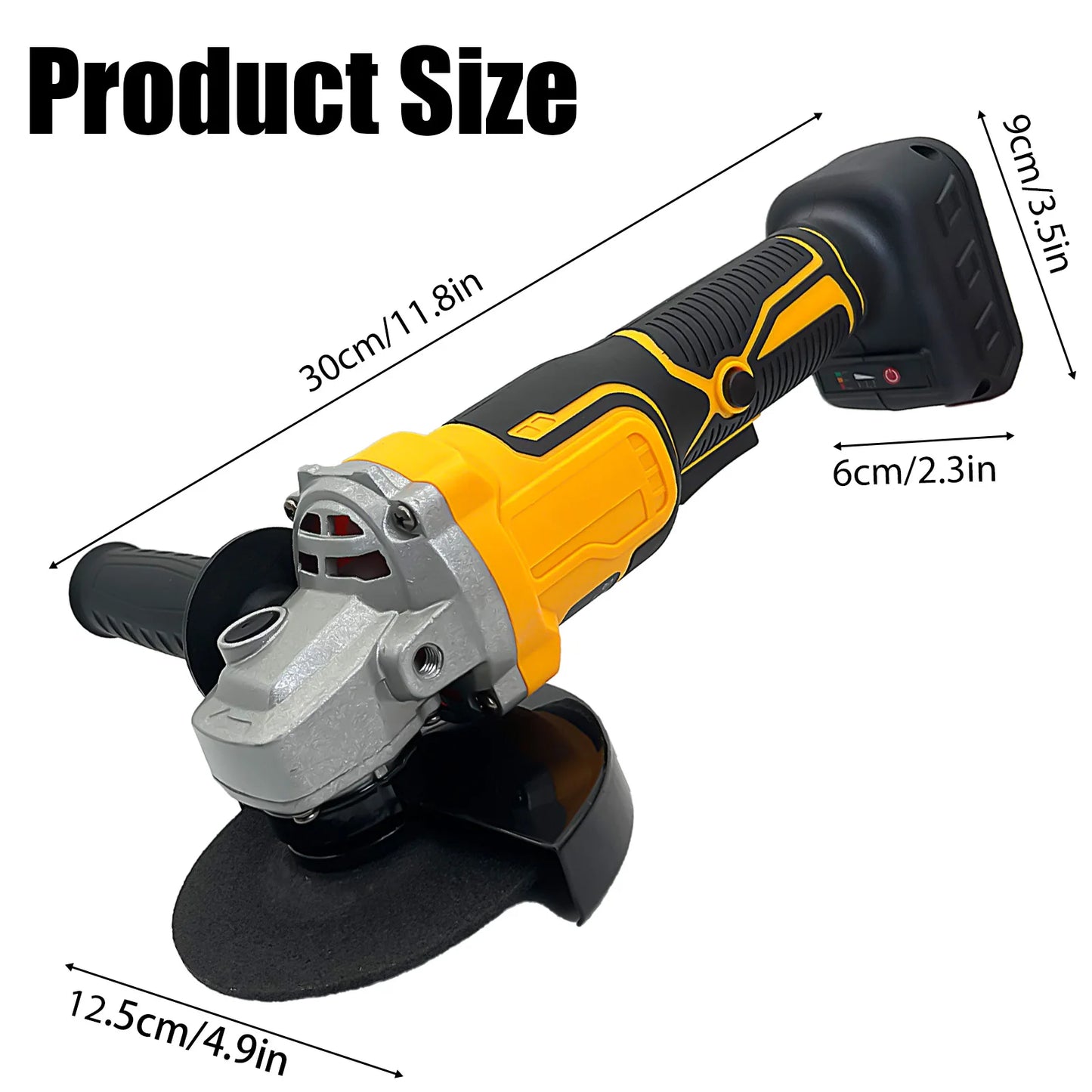 20V, 11,000 RPM -  RECHARGEABLE BATTERY OPERATED BRUSHLESS MOTOR ANGLE GRINDER