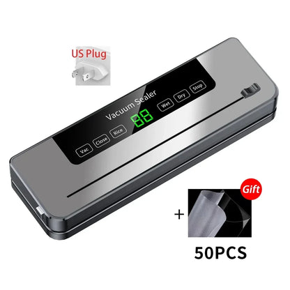 Electric Vacuum Sealer Built-in Cutter, Dry/Wet
