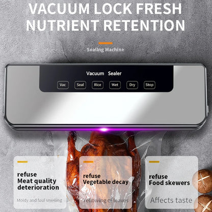 6-In-1 Sealing, 6Kpa - Food Vacuum Sealer Machine W/20 Free Bags