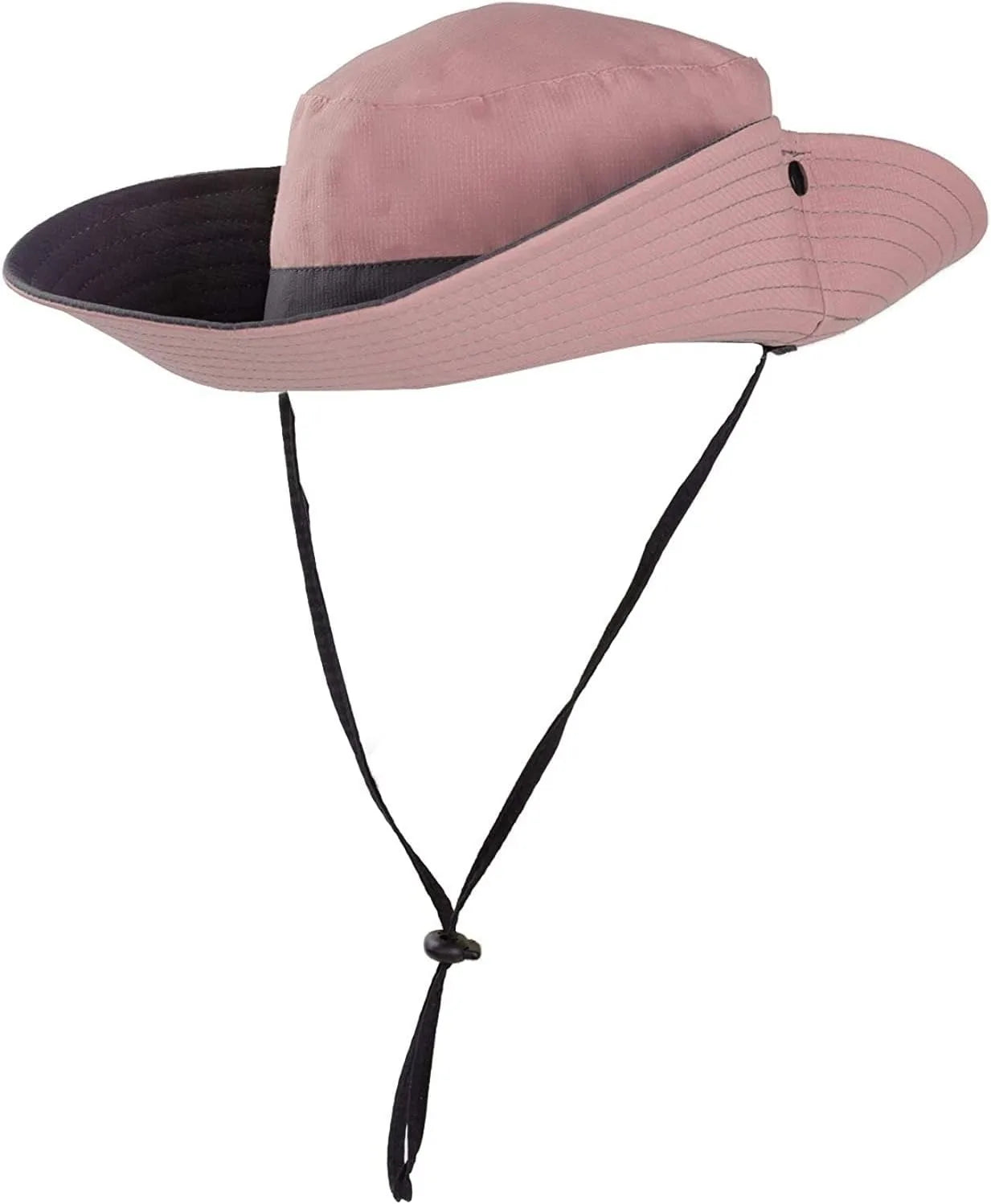 UV PROTECTION PONYTAIL SUN BUCKET HAT