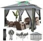 12-Foot x 12-Foot - Pop-Up Gazebos, On Clearance, Metal Waterproof Gazebo