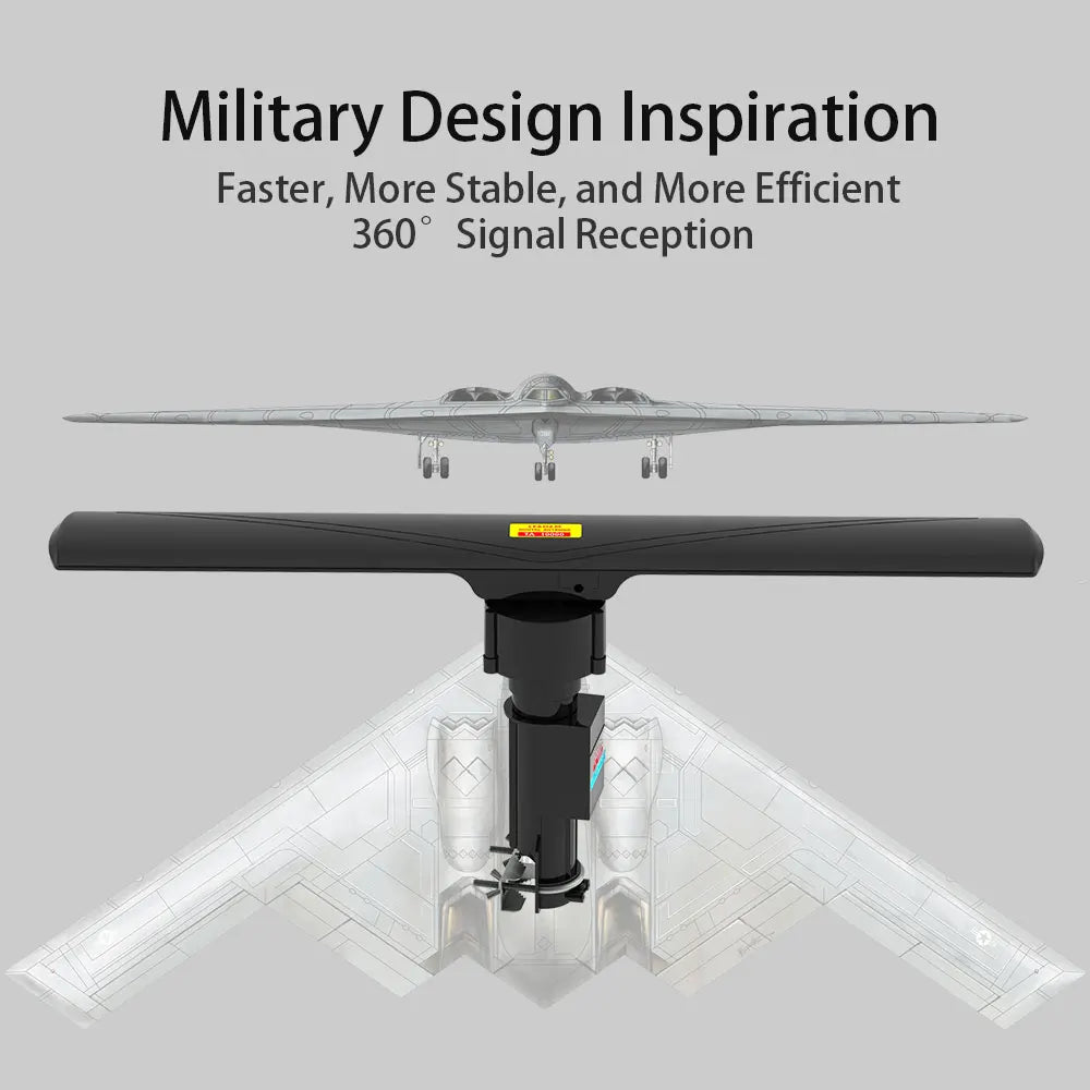 10000A, 110V, 40-860MHz, 20±3dB, 350°ROTATION - OUTDOOR UV DUAL BAND DIGITAL ANTENNA