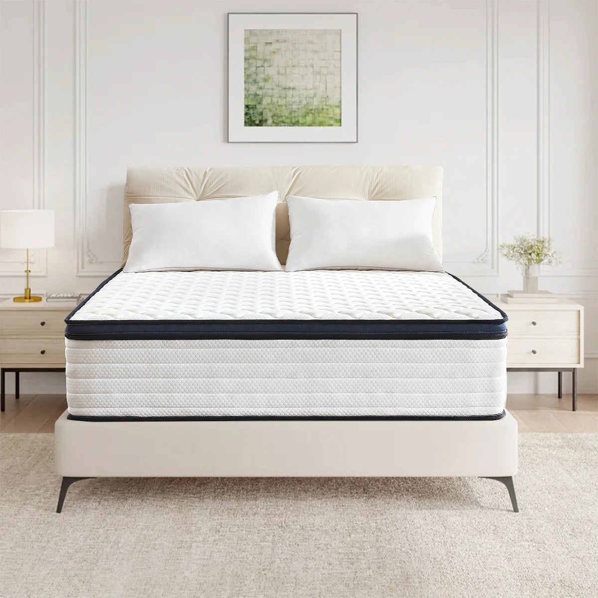 QUEEN SIZE GEL MEMORY FOAM HYBRID MATTRESS