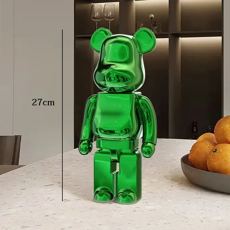 27cm - Graffiti Bear Resin Statue/Ornaments, Bear Decor